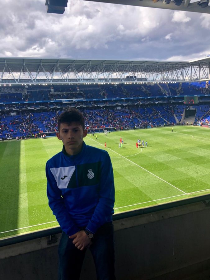 Junior goalkeeper showcases talents in Barcelona