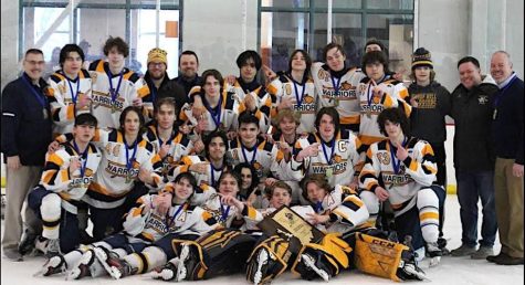 Warrior Pride.
The Warriors pose for a group picture after winning the ISHSHA Class 3A State Tournament on March 3rd, 2023.
